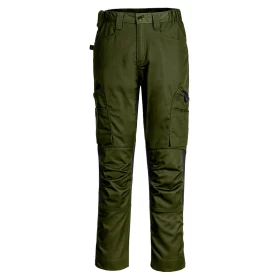 WX2 Hlače Eco Stretch Trade Olive Green 30 PORTWEST CD881OGR30