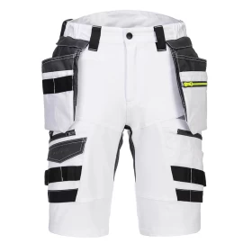 DX4 Kratke hlače Detachable Holster Pocket White 46 PORTWEST DX444WHR46