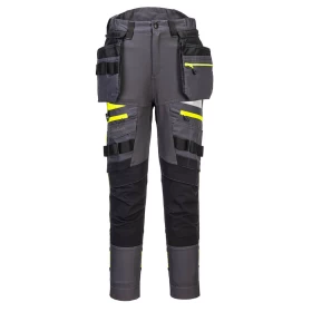 DX4 Ženske hlače Detachable Holster Pocket Metal Grey 36 PORTWEST DX452MGR36