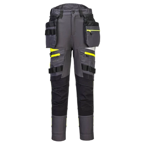 DX4 Ženske hlače Detachable Holster Pocket Metal Grey 38 PORTWEST DX452MGR38