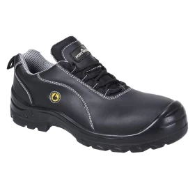 Zaštitna niska cipela Portwest Compositelite ESD Leather S1 Crna 37 PORTWEST FC02BKR37