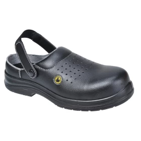 Portwest Compositelite ESD Perforated Safety Clog SB AE Crna 39 PORTWEST FC03BKR39