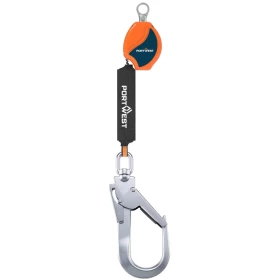 2m Self Retract Lifeline 140kg Narančasta/Crna  PORTWEST FP80O8R