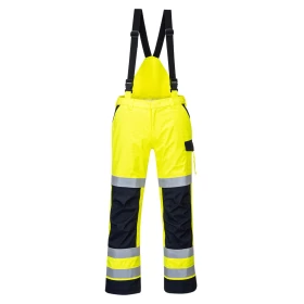 Hlače Modaflame Rain Multi Norm Arc Yellow/Navy XXL PORTWEST MV71YNRXXL
