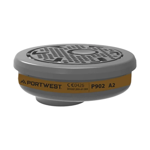 Filter A2 Gas Bayonet Connection (Pk6) Crna  PORTWEST P902BKR