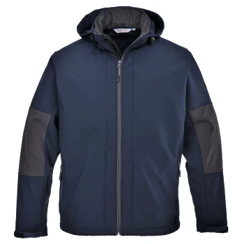 Jakna Softshell with Hood (3L) Navy XXL PORTWEST TK53NARXXL
